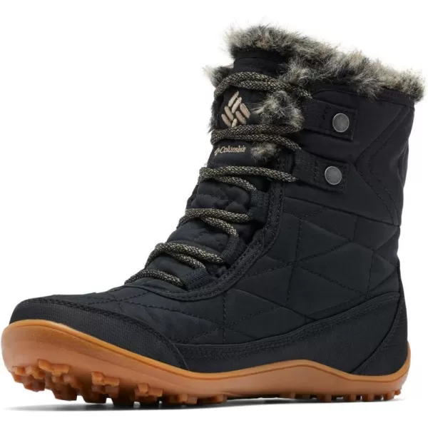 Columbia Womens Minx Shorty Iii Snow BootBlack Khaki Ii