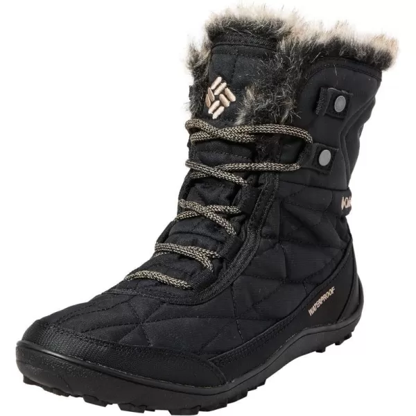 Columbia Womens Minx Shorty Iii Snow BootBlack Pebble