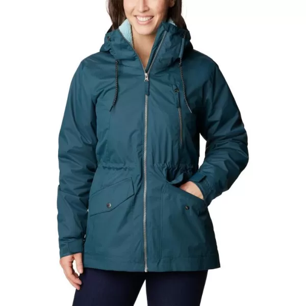 Columbia Womens Mount Erie Ii Interchange JacketNight Wave