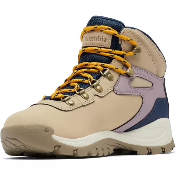 Columbia Womens Newton Ridge Lightweight Waterproof Shoe Hiking BootAncient Fossil  Shale Mauve