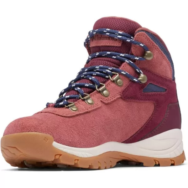 Columbia Womens Newton Ridge Plus Waterproof Amped Hiking BootBeetroot  Deep Madeira