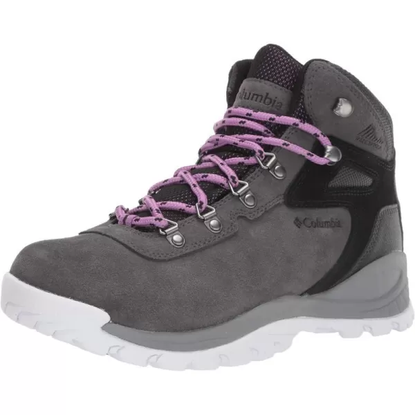 Columbia Womens Newton Ridge Plus Waterproof Amped Hiking BootDark GreyCrown Jewel