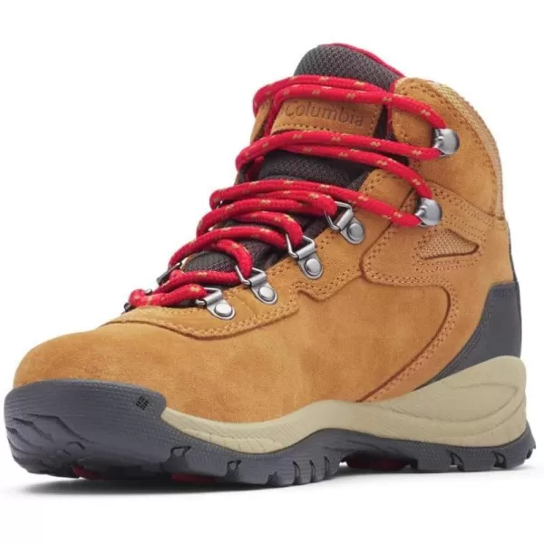 Columbia Womens Newton Ridge Plus Waterproof Amped Hiking BootElk  Mountain Red