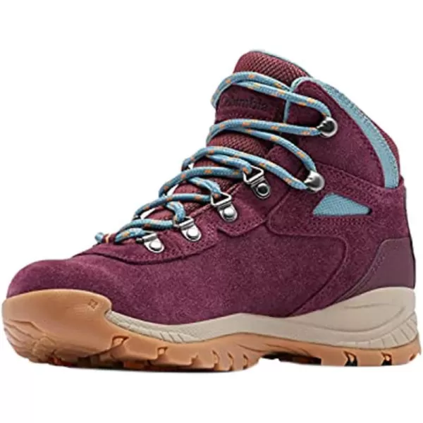 Columbia Womens Newton Ridge Plus Waterproof Amped Hiking BootEpic Plum  Storm