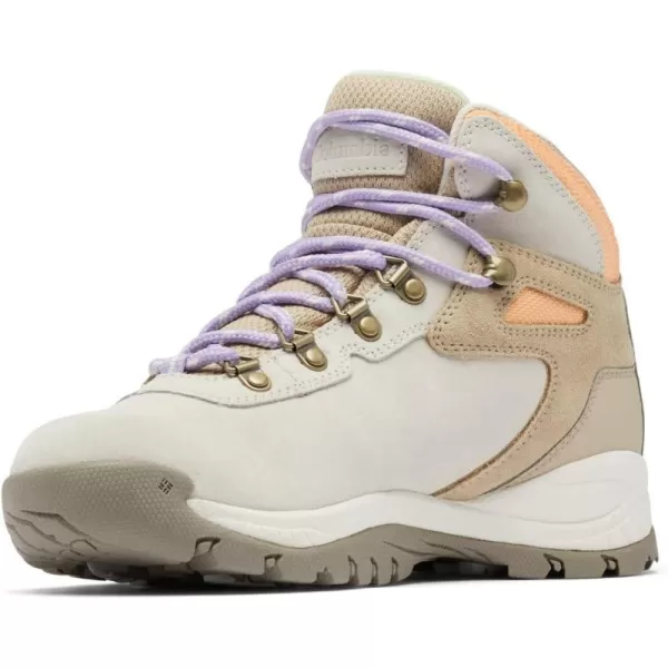 Columbia Womens Newton Ridge Plus Waterproof Amped Hiking BootLight Sand  Peach