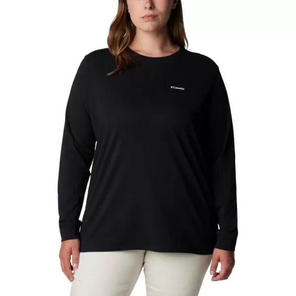 Columbia Womens North Cascades Back Graphic Long Sleeve TeeBlack  College Life