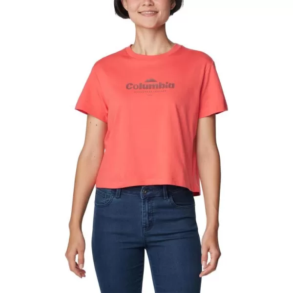 Columbia Womens North Cascades Cropped TeeJuicyElevated High