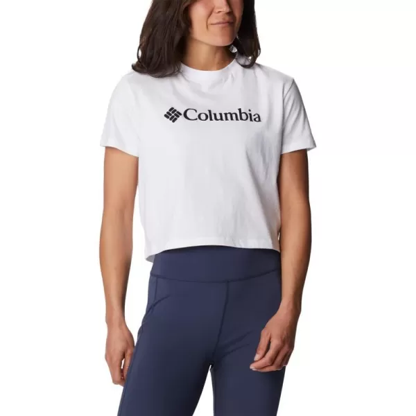 Columbia Womens North Cascades Cropped TeeWhite