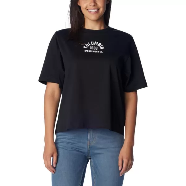 Columbia Womens North Cascades Relaxed TeeBlack College Life