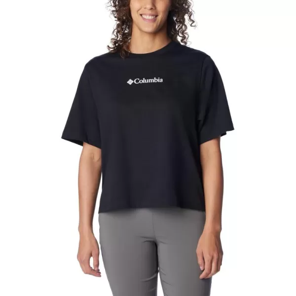 Columbia Womens North Cascades Relaxed TeeBlack Csc Branded