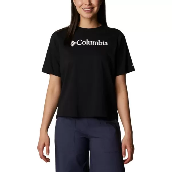 Columbia Womens North Cascades Relaxed TeeBlackGem Columbia