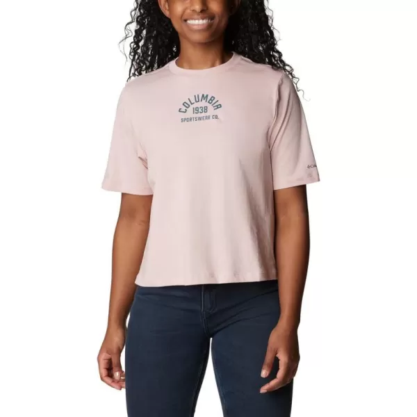 Columbia Womens North Cascades Relaxed TeeDusty Pink College Life