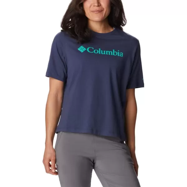 Columbia Womens North Cascades Relaxed TeeNocturnalGem Columbia