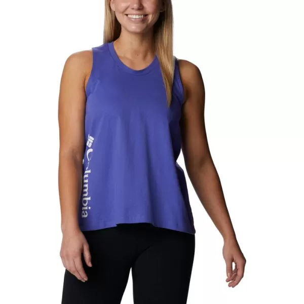 Columbia Womens North Cascades TankPurple LotusGem Columbia Graphic