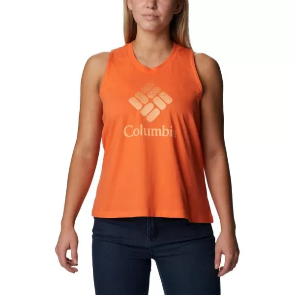 Columbia Womens North Cascades TankSunset OrangeCsc Stacked Gradient Grx