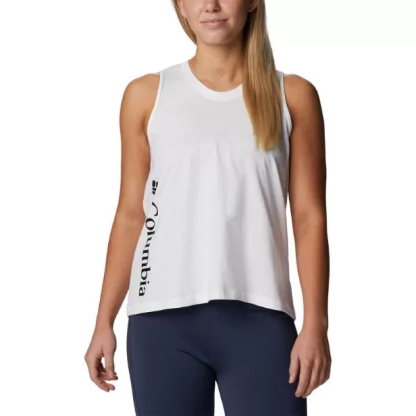 Columbia Womens North Cascades TankWhiteGem Columbia Graphic