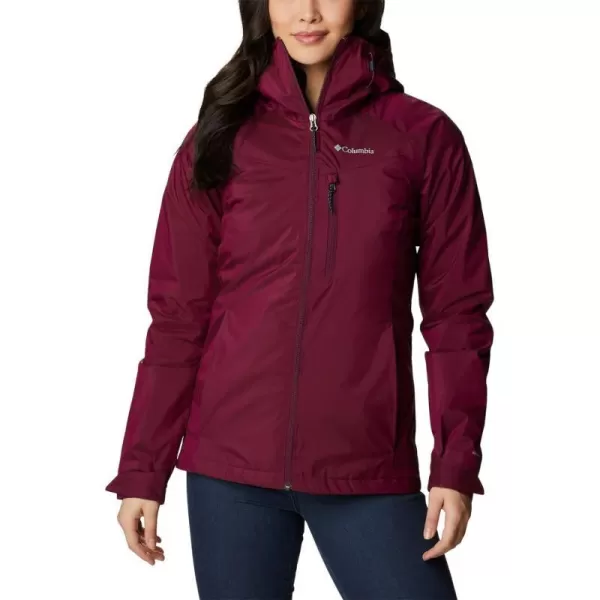 Columbia Womens Oak Ridge Interchange JacketMarionberry Sheen