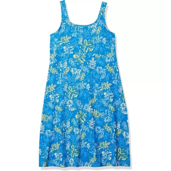 Columbia Womens PFG Freezer III DressAzure Blue Archive Palms Print