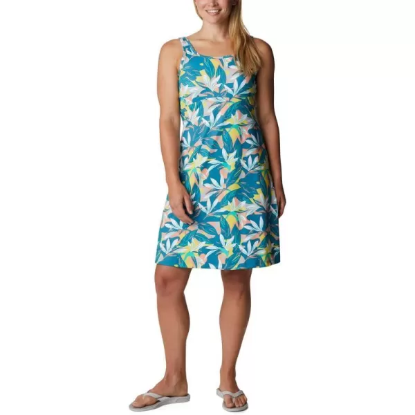 Columbia Womens PFG Freezer III DressElectric Turquoise Hidden Paradise