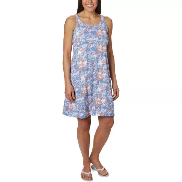 Columbia Womens PFG Freezer III DressStormy Blue Waterbrush Print