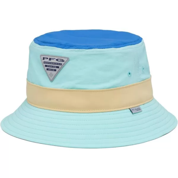 Columbia Womens PFG Slack Tide Bucket HatGulf StreamVivid BlueCocoa Butter