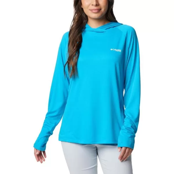 Columbia Womens PFG Solar Stream Elite HoodieOcean Blue