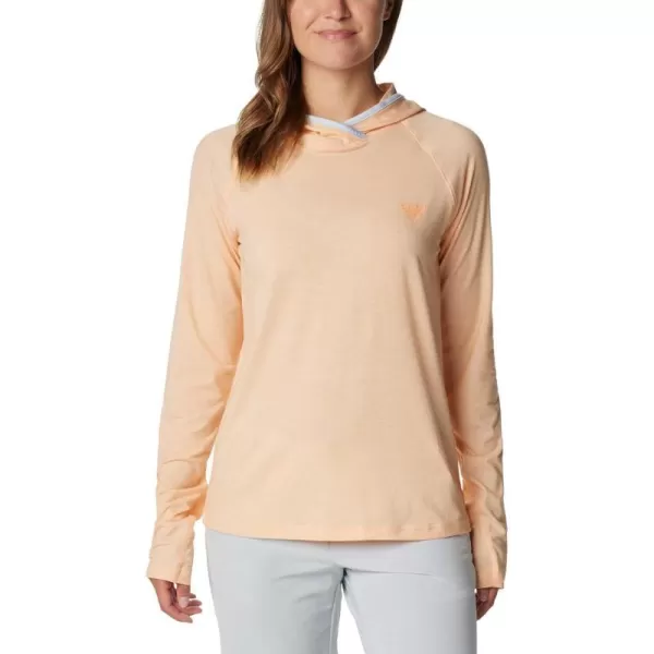 Columbia Womens PFG Uncharted HoodiePeach Fizz Heather