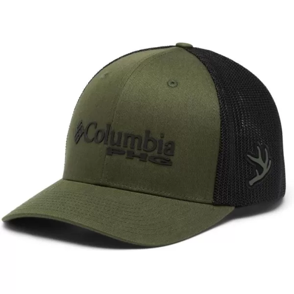 Columbia Womens PHG Logo Mesh Ball CapSurplus Green Black