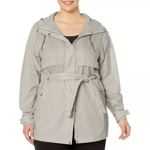 Columbia Womens Pardon My Trench Rain JacketFlint Grey