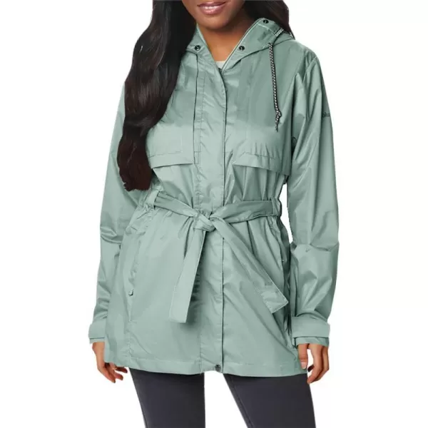 Columbia Womens Pardon My Trench Rain JacketLight Lichen