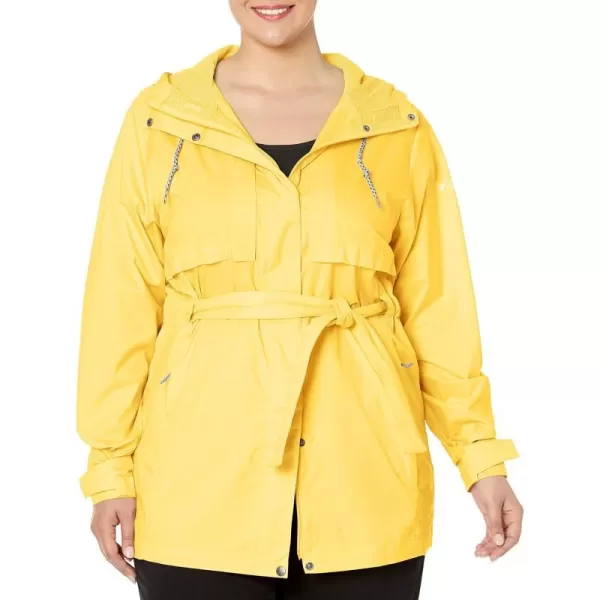 Columbia Womens Pardon My Trench Rain JacketSun Glow