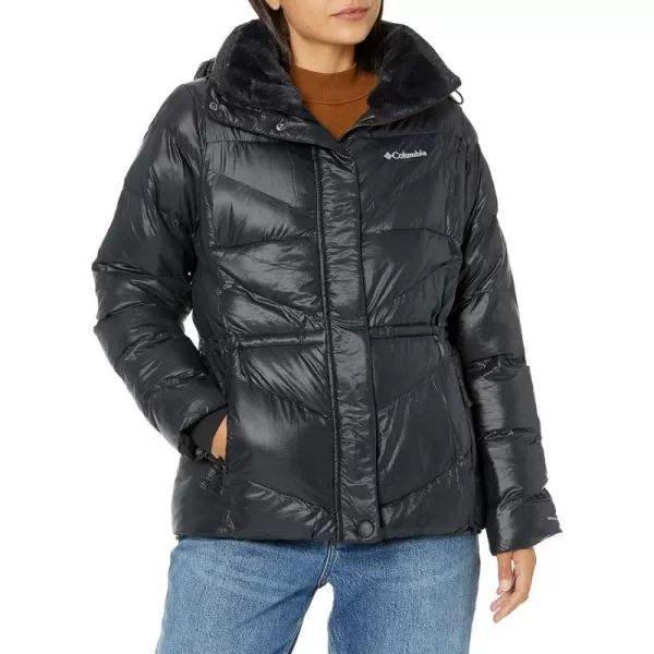 Columbia Womens Peak to Park Ii Insulated Hooded JacketBlack Gunmetal