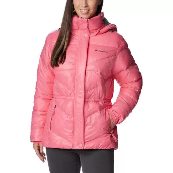 Columbia Womens Peak to Park Ii Insulated Hooded JacketCamellia Rose Gunmetal