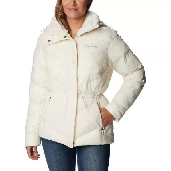 Columbia Womens Peak to Park Ii Insulated Hooded JacketChalk Gunmetal