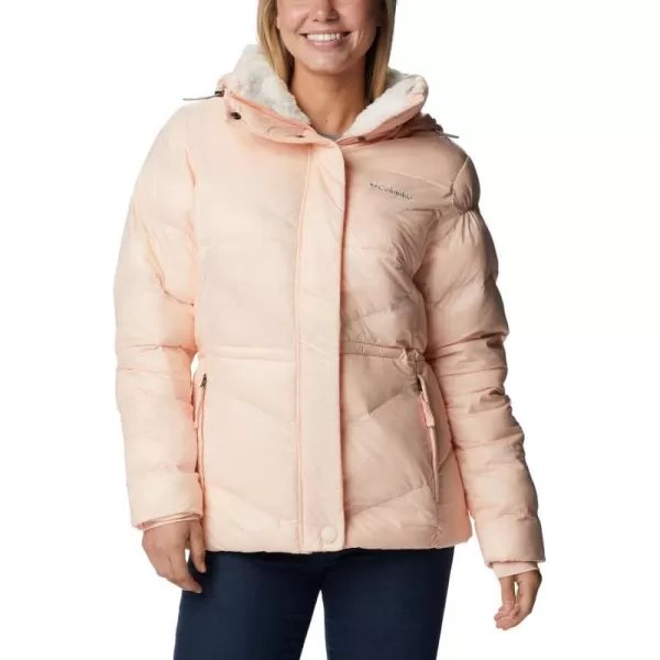 Columbia Womens Peak to Park Ii Insulated Hooded JacketPeach Blossom Gunmetal