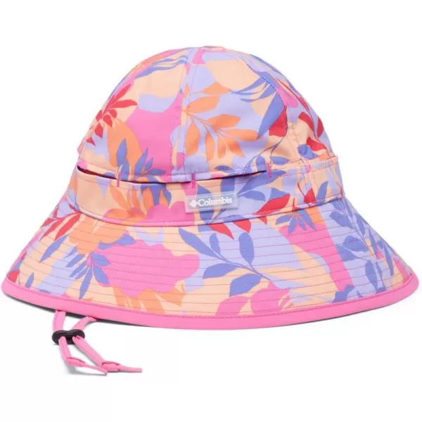 Columbia Womens Pleasant Creek Sun HatWild Geranium Floriated Print