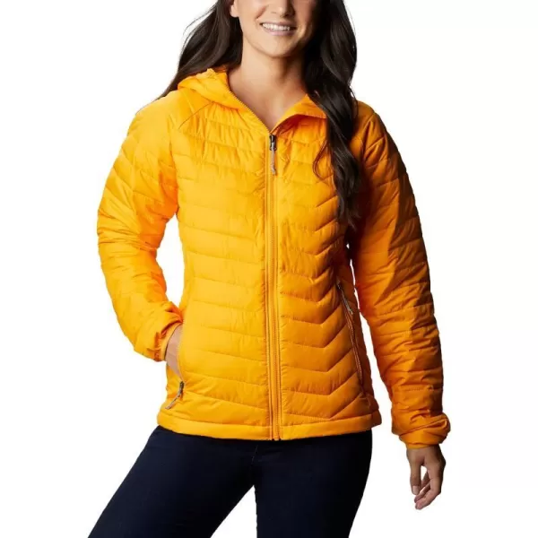 Columbia Womens Powder Lite Hooded JacketBright Marigold