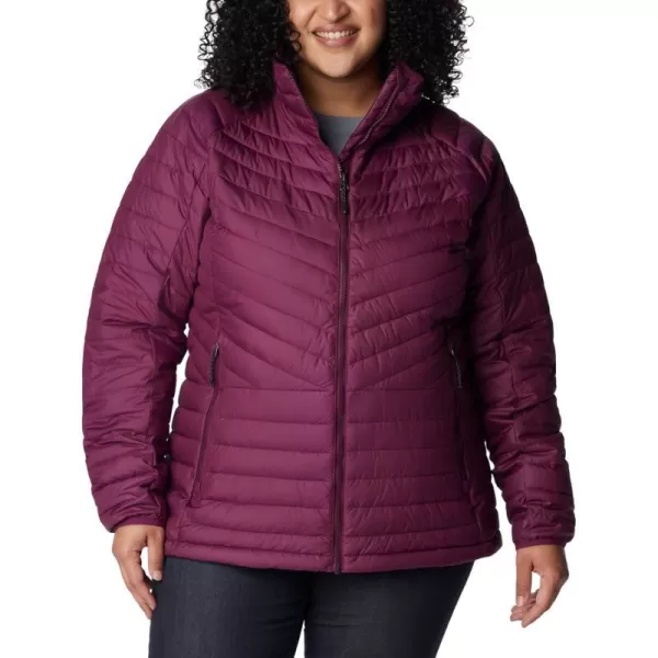 Columbia Womens Powder Lite Ii Full Zip JacketMarionberry