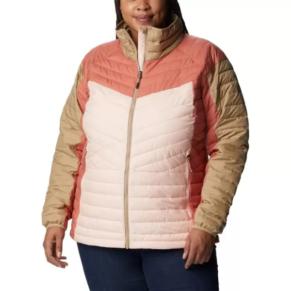 Columbia Womens Powder Lite Ii Full Zip JacketPeach BlossomBeachDark Coral