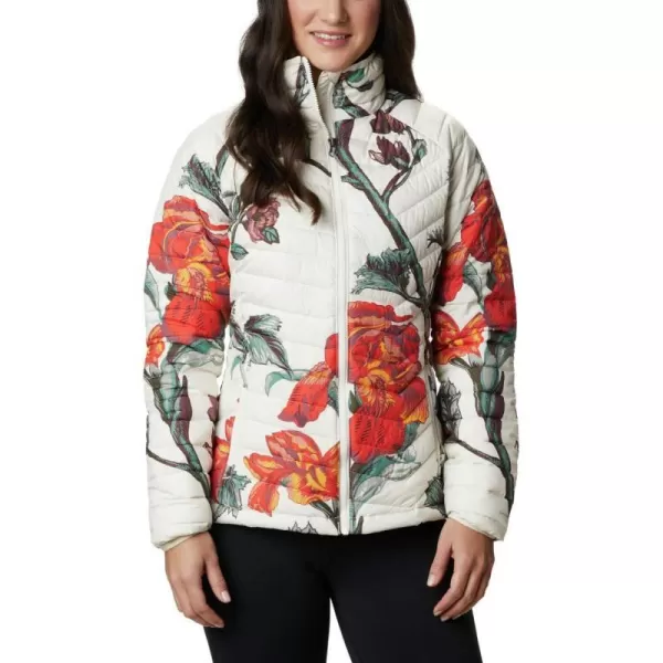 Columbia Womens Powder Lite JacketChalk Botanica Print