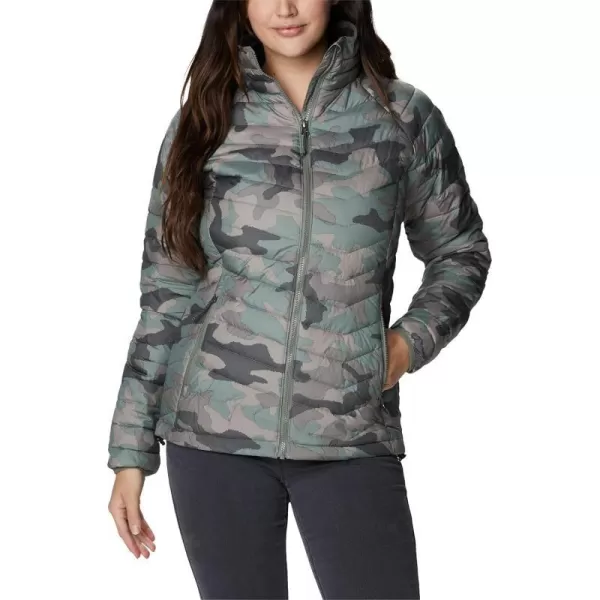 Columbia Womens Powder Lite JacketCypress Trad Camo Print