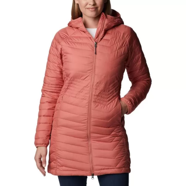 Columbia Womens Powder Lite Mid JacketDark Coral