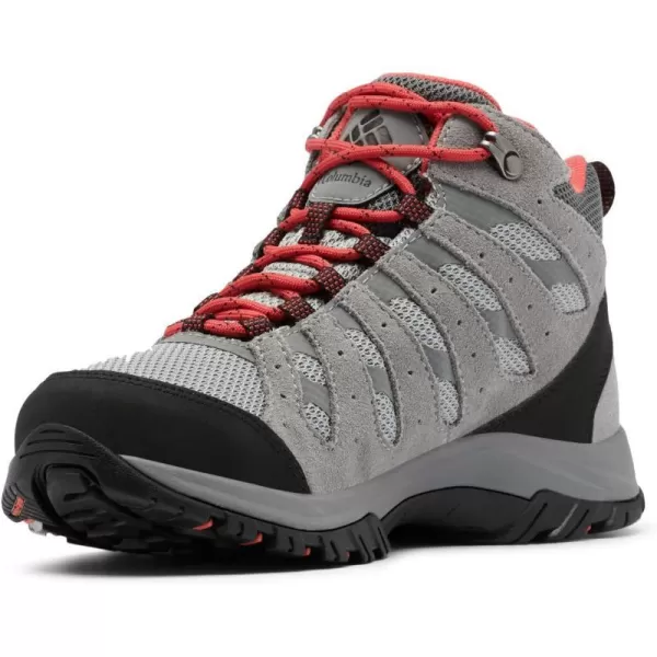 Columbia Womens Redmond Iii Mid Waterproof Hiking ShoeSteamRed Coral