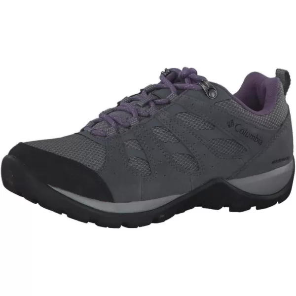 Columbia Womens Redmond V2 Waterproof Hiking ShoeTi Grey SteelPlum Purple