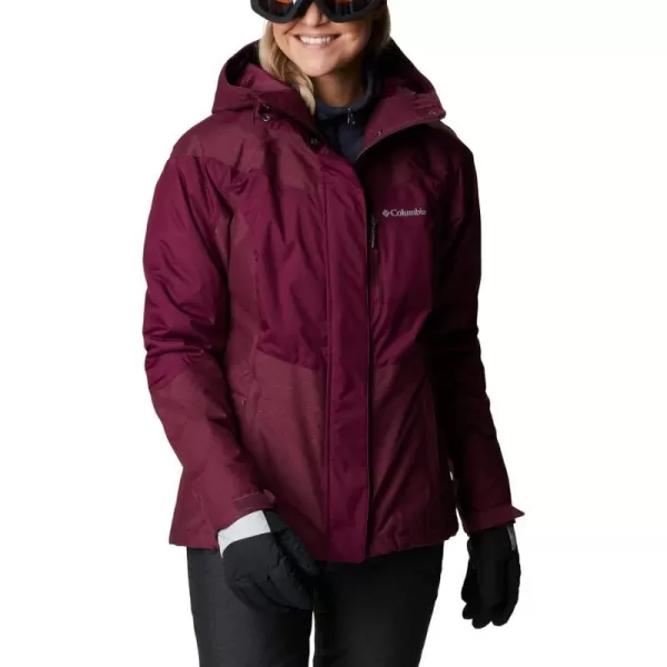 Columbia Womens Rosie Run Insulated JacketMarionberryMarionberry Heather