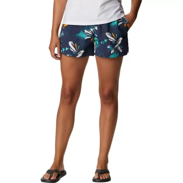 Columbia Womens Sandy River Ii Printed ShortNocturnal Daisy Party Multi