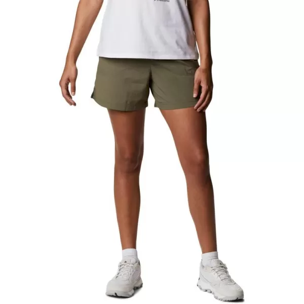 Columbia Womens Sandy River ShortStone Green