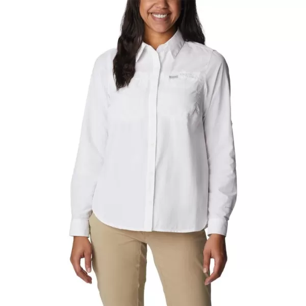 Columbia Womens Silver Ridge 30 Long SleeveWhite