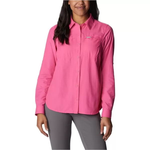 Columbia Womens Silver Ridge 30 Long SleeveWild Geranium