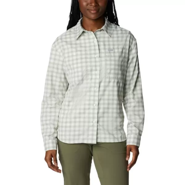 Columbia Womens Silver Ridge Utility Patterned Long Sleeve ShirtWhitePeak Plaid